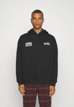 YOURTURN UnisexFelpa Con CappuccioBlack Uomo Maglieria E Felpe YO121013Y-Q11