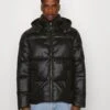 YOURTURN Short Shiny PufferParkaBlack Uomo Cappotti YO122T03O-Q11