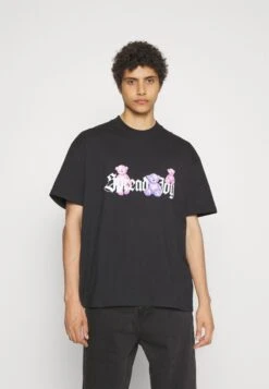 YOURTURN UnisexT-Shirt Con StampaBlack Donna T-shirt E Top YO1210131-Q11