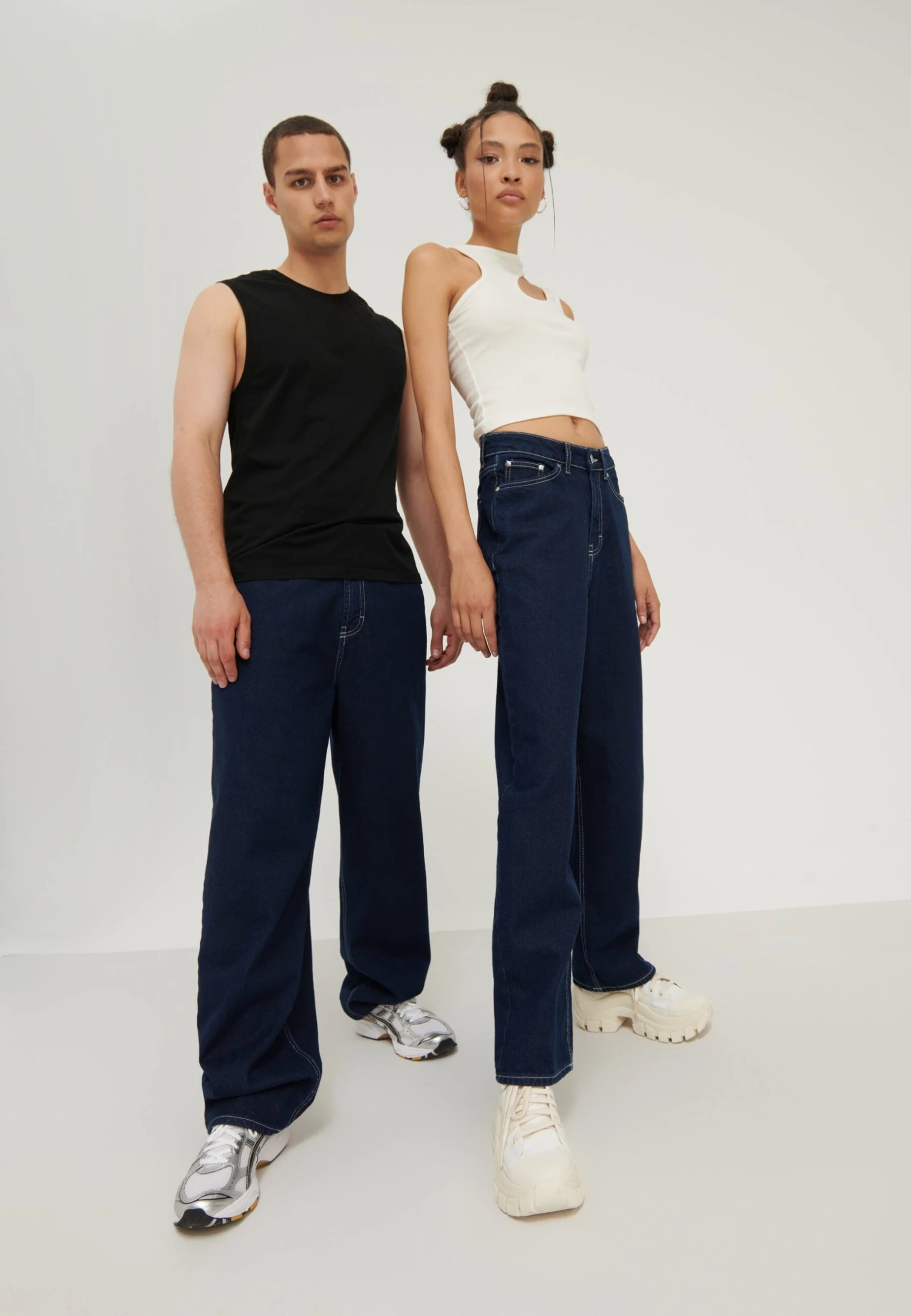 Unisex - Jeans Baggy - Rinsed Denim YOURTURN Unisex - Jeans Baggy - Rinsed Denim -Yourturn 17e5b6e9243041baa1688378e1128eb1 scaled