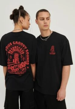 YOURTURN UnisexT-Shirt Con StampaBlack Uomo T-shirt E Polo YO121017D-Q11