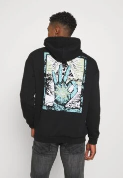 YOURTURN UnisexFelpa Con CappuccioBlack Uomo Maglieria E Felpe YO121006N-Q11