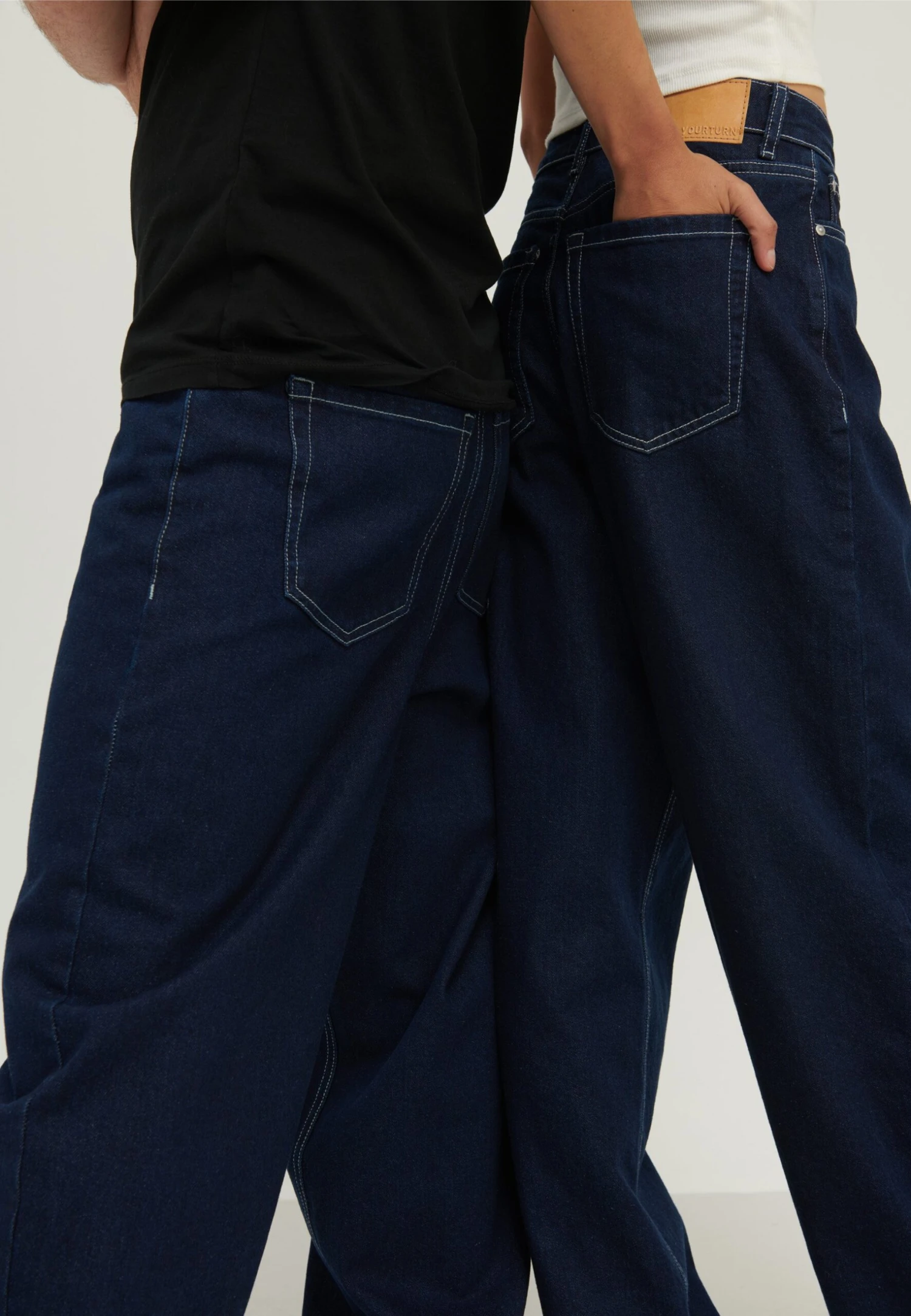 Unisex - Jeans Baggy - Rinsed Denim YOURTURN Unisex - Jeans Baggy - Rinsed Denim -Yourturn 3eba42d452c84b3281dca619c9301187 scaled