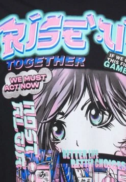 YOURTURN UnisexT-Shirt Con StampaBlack Donna T-shirt E Top YO12100R7-Q11 -Yourturn 4887c250e3054360bdaff11d2d7b3078 scaled