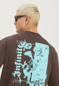 YOURTURN Unisex - T-Shirt Con Stampa - Brown -Yourturn 4bf86ee3477d4ca9be8c37ec2526968a scaled