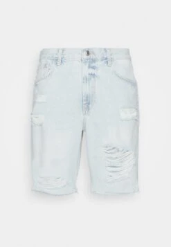 YOURTURN Unisex - Shorts Di Jeans - Light Blue Denim -Yourturn 4f18a5ccf65f4177bd98366df8068c7f scaled