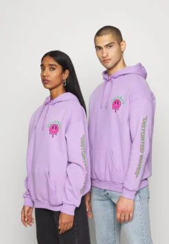 YOURTURN Unisex - Felpa Con Cappuccio - Lilac