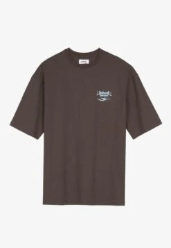 YOURTURN Unisex - T-Shirt Con Stampa - Brown -Yourturn 5d8df71813ee4122bfc76375b425850f scaled