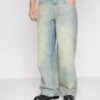 YOURTURN Extreme Baggy Fit UnisexJeans BaggyDark Blue Denim Donna Jeans YO121014J-K11