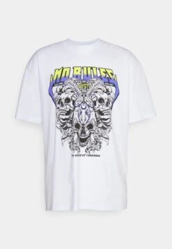 YOURTURN Rule Skull Graphic Tee UnisexT-Shirt Con StampaWhite Uomo T-shirt E Polo YO121011G-A11 -Yourturn 68ce6e2ef5464ff5af39c9b482f98a1a scaled