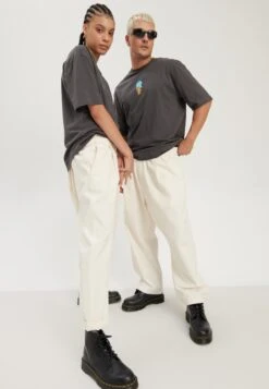 YOURTURN Pant Bo Trousers Elastic Waist Loose Fit Unisex - Pantaloni - Beige -Yourturn 69d65554b32748a3992344dbd41f9287 scaled