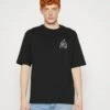 YOURTURN UnisexT-Shirt Con StampaBlack Uomo T-shirt E Polo YO121012P-Q11