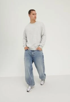 YOURTURN Unisex 2 PackFelpaBlack/Mottled Light Grey Donna Felpe YO121006E-Q15