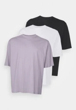 YOURTURN Unisex 3 Pack T-Shirt BasicWhite/Lilac/Black Uomo T-shirt E Polo YO12100WH-A11 -Yourturn 74a88e3257534b588c923bdfe378d85a scaled