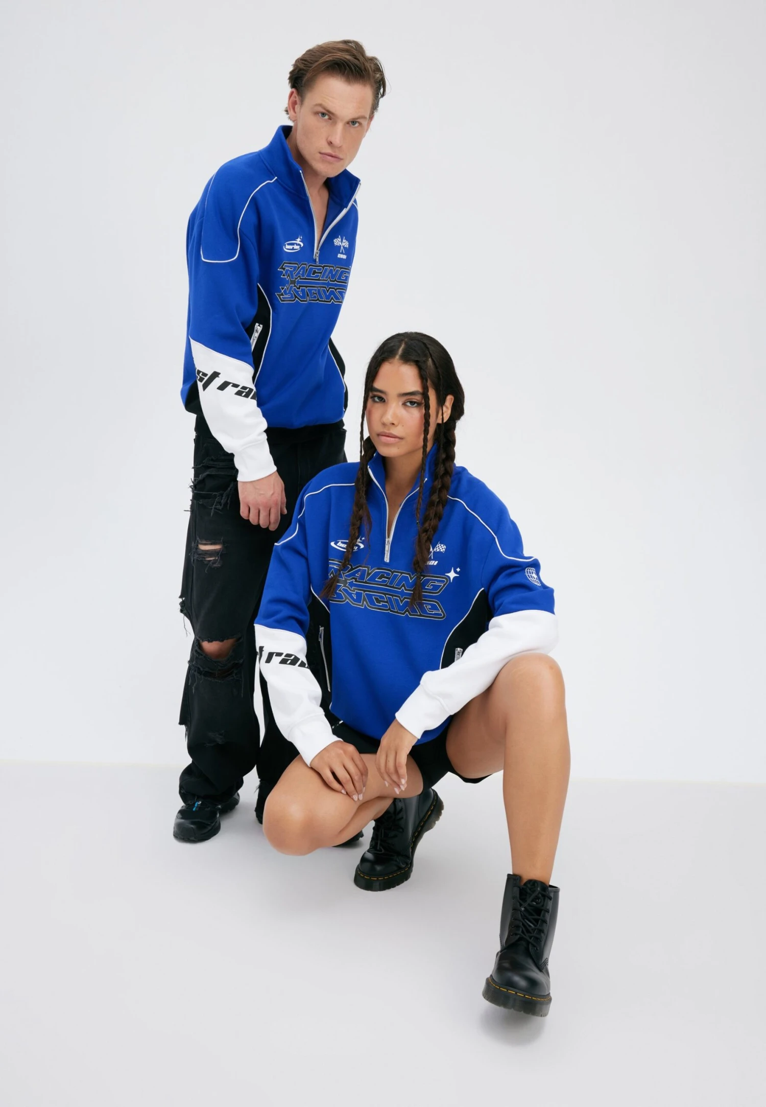 Unisex - Felpa - Black/Blue YOURTURN Unisex - Felpa - Black/Blue -Yourturn 76508d57f0804b768eb28aca54d345da scaled