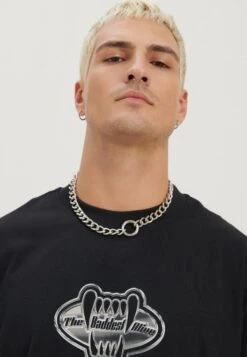 YOURTURN Unisex - T-Shirt Con Stampa - Black -Yourturn 79fc75401a2440f18a9e5dcfdba66beb scaled