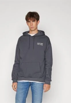 YOURTURN Nature Bee Relaxed HoodieFelpaDark Grey Uomo Maglieria E Felpe YO1210150-C11