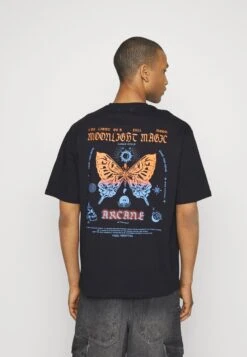 YOURTURN UnisexT-Shirt Con StampaBlack Donna T-shirt E Top YO12100YK-Q11