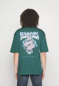 YOURTURN Graphic Tee UnisexT-Shirt Con StampaGreen Donna T-shirt E Top YO1210124-M11