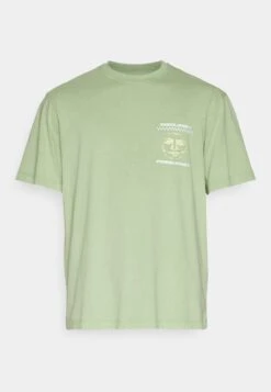 YOURTURN Moon Face Graphic Tee UnisexT-Shirt Con StampaGreen Uomo T-shirt E Polo YO121012X-M11 -Yourturn 9948ec93259c459c9bc92f4d1b99b861 scaled