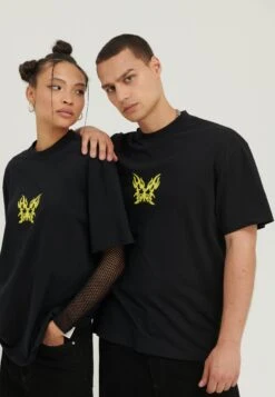 YOURTURN UnisexT-Shirt Con StampaBlack Donna T-shirt E Top YO1210100-Q11