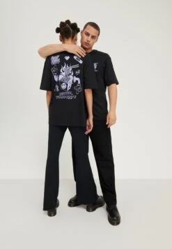 YOURTURN UnisexT-Shirt Con StampaBlack Uomo T-shirt E Polo YO1210109-Q11