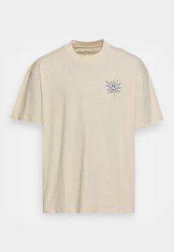YOURTURN Sun Back Graphic Tee Unisex - T-Shirt Con Stampa - White