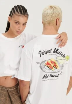 YOURTURN UnisexT-Shirt Con StampaWhite Uomo T-shirt E Polo YO121014F-A11