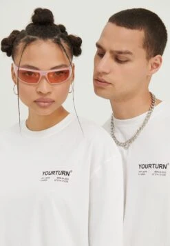 YOURTURN UnisexT-Shirt Con StampaWhite Donna T-shirt E Top YO122O0T3-A11 -Yourturn d1269a4f9a244178bf4e8ecc609ea2a5 scaled