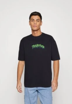 YOURTURN UnisexT-Shirt Con StampaBlack Donna T-shirt E Top YO12100YG-Q11