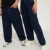YOURTURN Unisex - Jeans Baggy - Rinsed Denim