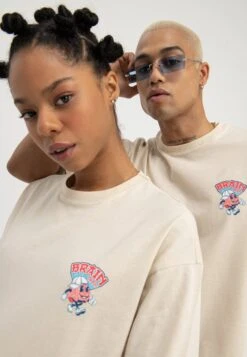 YOURTURN UnisexT-Shirt Con StampaBeige Uomo T-shirt E Polo YO121010B-B11 -Yourturn e295551bbf7544c0a94c49989a8cb9ae scaled