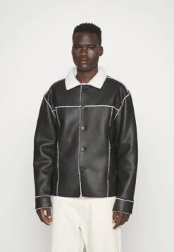 YOURTURN UnisexGiacca In SimilpelleBlack Uomo Giacche YO121012C-Q11