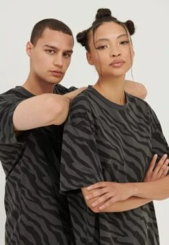 YOURTURN UnisexT-Shirt Con StampaBlack Donna T-shirt E Top YO12100ZG-Q11