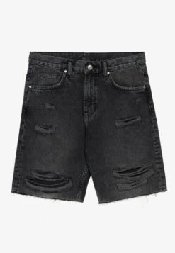 YOURTURN Unisex - Shorts Di Jeans - Black -Yourturn f9f50183253b42bfb54d010535653e0b scaled