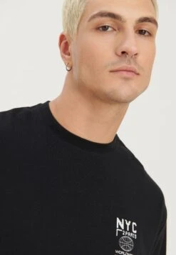 YOURTURN UnisexT-Shirt Con StampaBlack Uomo T-shirt E Polo YO121015S-Q11 5 YOURTURN UnisexT-Shirt Con StampaBlack Uomo T-shirt E Polo YO121015S-Q11 -Yourturn fbbd1e2418fd4c23aa7d3e4033b1c28a scaled